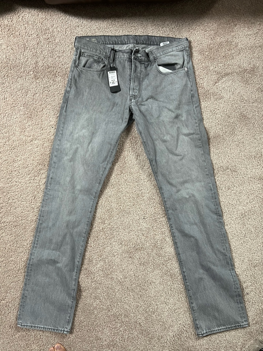 G-Star Faded Gray Denim 36